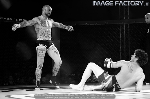 2011-05-07 Milano in the cage 3495 Mixed Martial Arts - 77 Kg - Alex Celotto ITA - Rafael Torres BRA